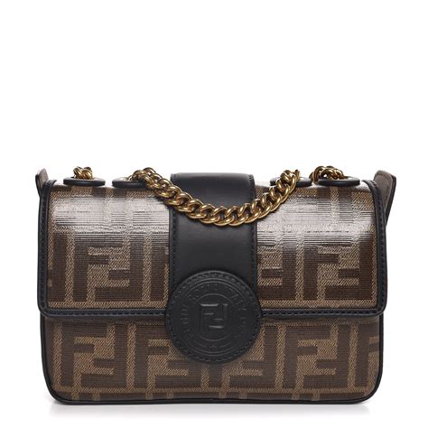 black mini fendi bag|Fendi mini cross body bag.